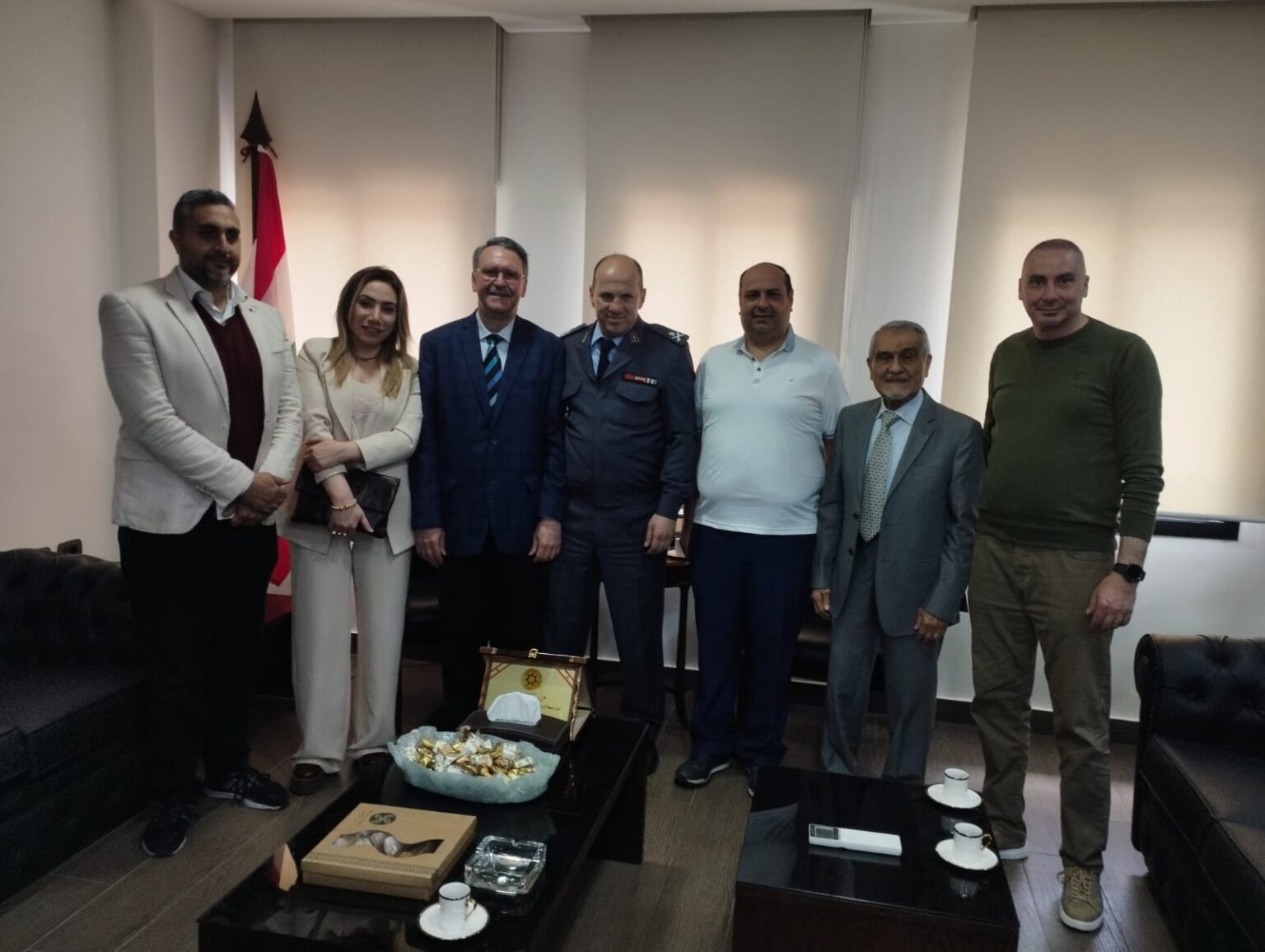 وفد من جمعية آل قباني يزور قائد شرطة بيروت مهنئًا بمنصبه الجديد