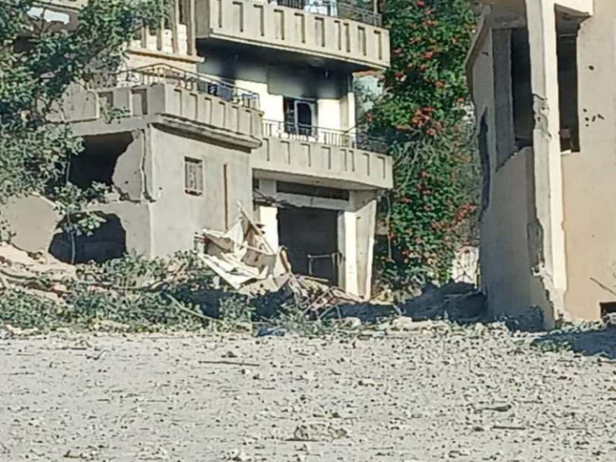 مسيرة ألقت قنبلة صوتية بالقرب من منزل عند اطراف كفركلا