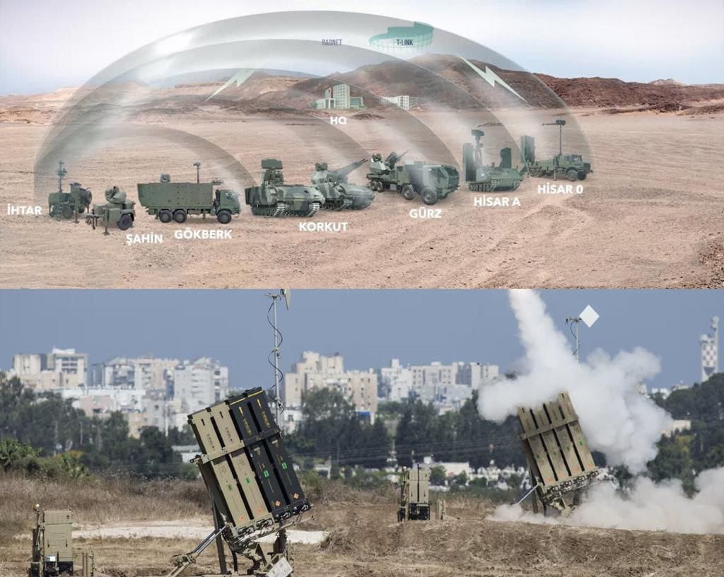 القبة الفولاذية التركية مقابل القبة الحديدية الإسرائيلية.. مقارنة تكشف نقاط التفوق التركي