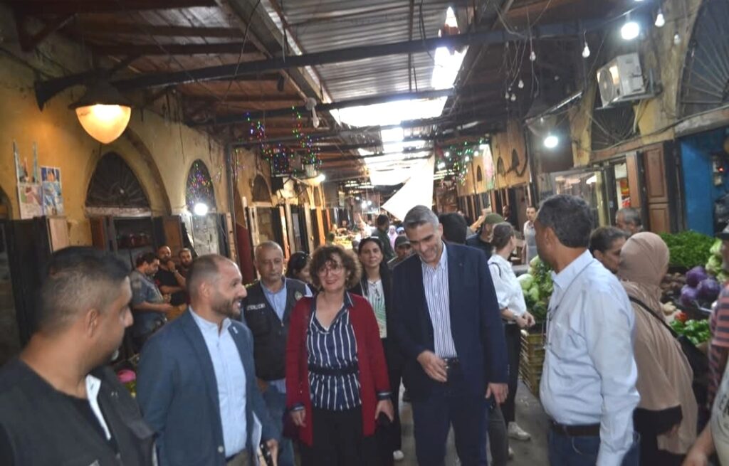 رئيس بلدية طرابلس تابع في جولة مع وفد الـUNDP سبل تطوير الأسواق القديمة