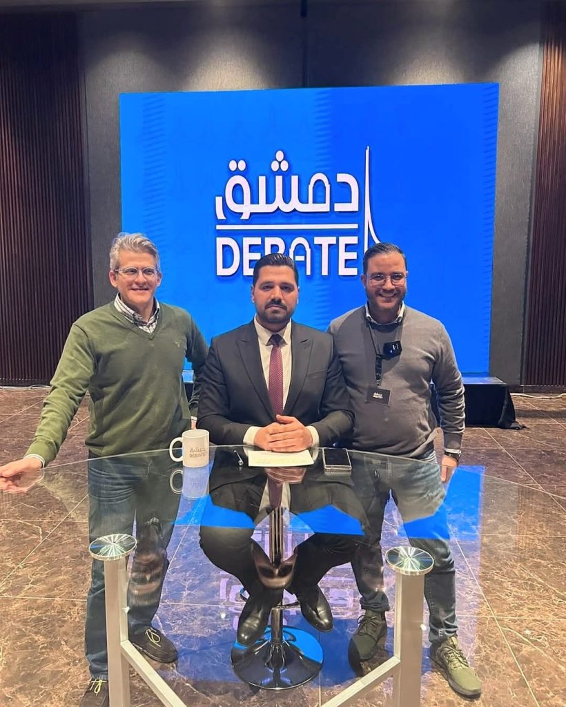 مالك مولوي يعلن إطلاق برنامج “دمشق ديبايت” على الإخبارية السورية